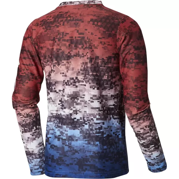 Columbia Boys Super Terminal Tackle Long SleeveAmericana Digi Camo Fade