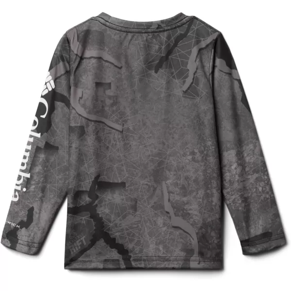 Columbia Boys Super Terminal Tackle Long SleeveBlack Realtree Rift