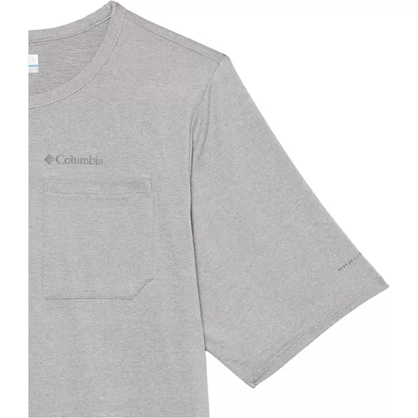 Columbia Boys Tech Trail Short Sleeve TeeCool Grey Heather