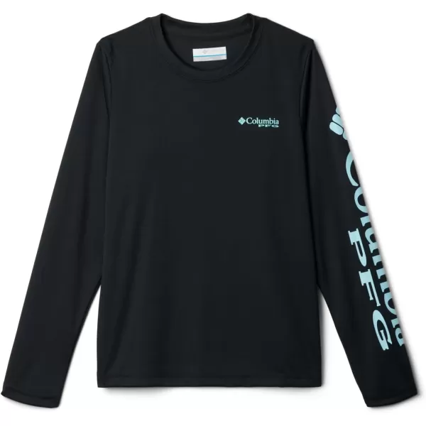 Columbia Boys Terminal Tackle Long Sleeve TeeBluestoneCollegiate Navy