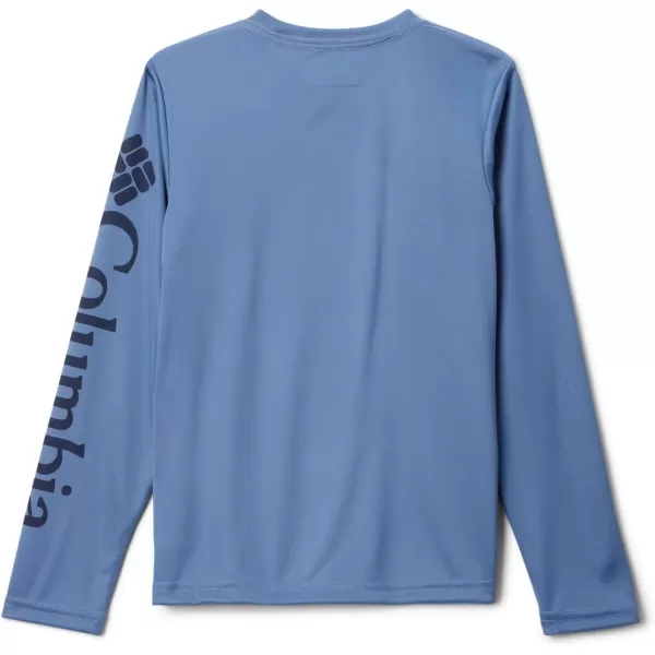 Columbia Boys Terminal Tackle Long Sleeve TeeBluestoneCollegiate Navy