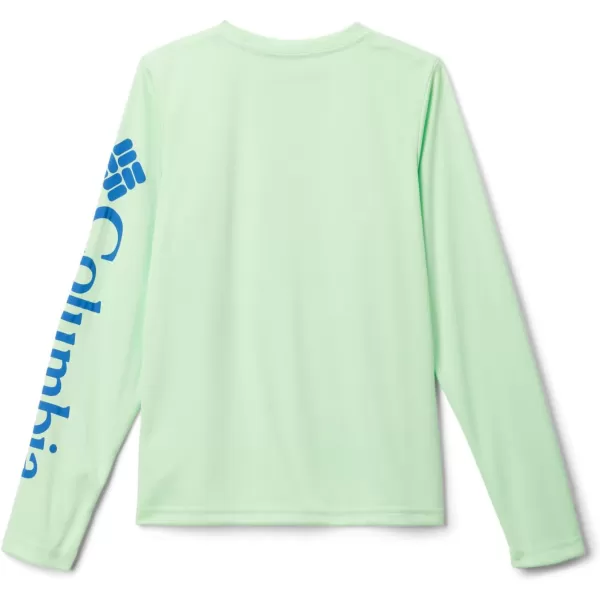 Columbia Boys Terminal Tackle Long Sleeve TeeKey WestVivid Blue Logo