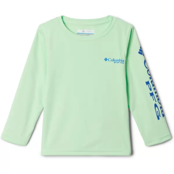 Columbia Boys Terminal Tackle Long Sleeve TeeKey WestVivid Blue Logo