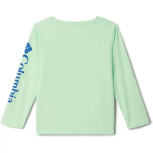 Columbia Boys Terminal Tackle Long Sleeve TeeKey WestVivid Blue Logo