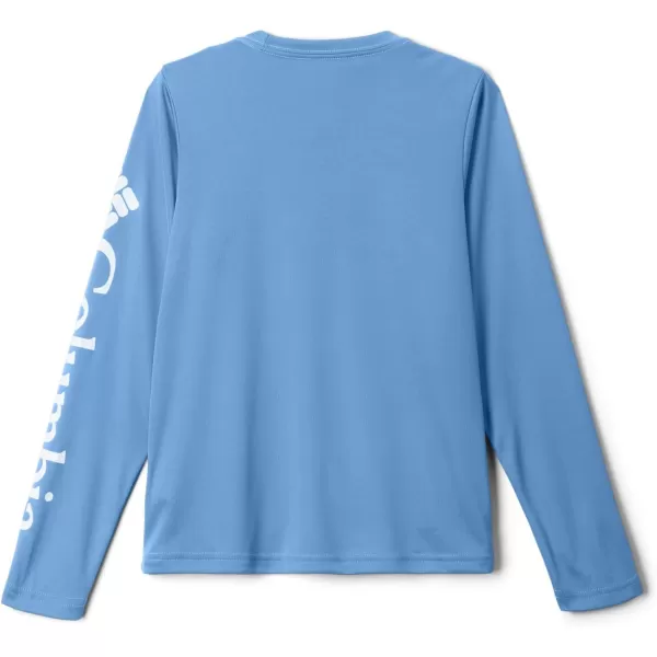 Columbia Boys Terminal Tackle Long Sleeve TeeVivid BlueCool Grey