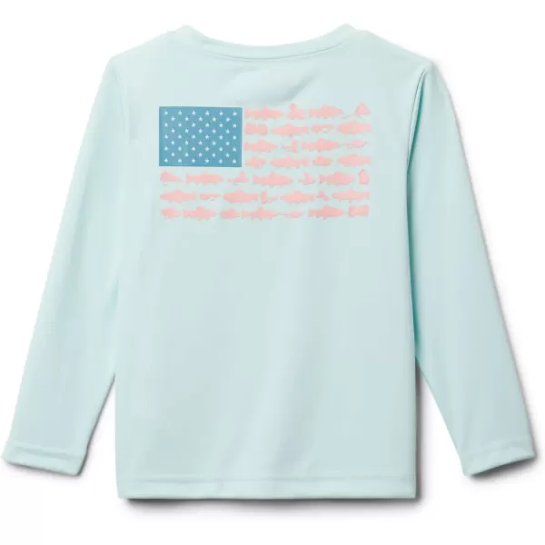 Columbia Boys Terminal Tackle PFG Fish Flag Long SleeveIcy MornPfg Fish Flag Trout  Flies