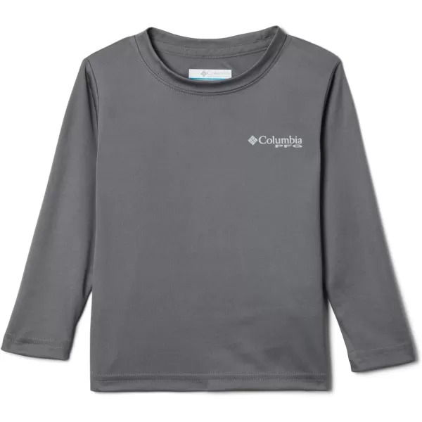 Columbia Boys Terminal Tackle PFG Triangle Logo Long SleeveCity GreyCool Grey