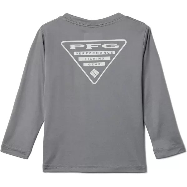 Columbia Boys Terminal Tackle PFG Triangle Logo Long SleeveCity GreyCool Grey