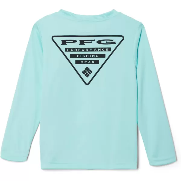 Columbia Boys Terminal Tackle PFG Triangle Logo Long SleeveGulf StreamBlack