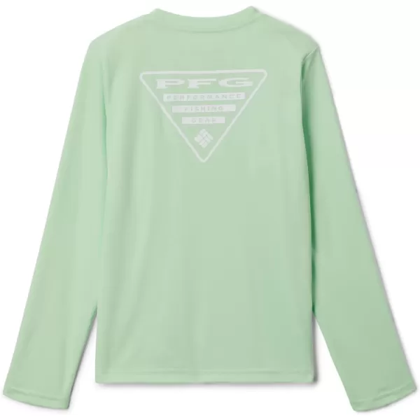 Columbia Boys Terminal Tackle PFG Triangle Logo Long SleeveKey WestWhite