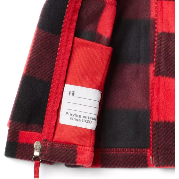 Columbia Boys Zing Iii Fleece JacketBaby Boys Mountain Red Check Print