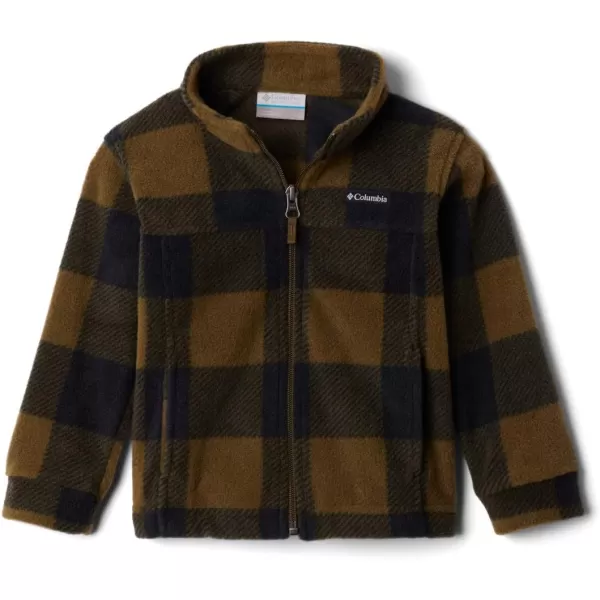 Columbia Boys Zing Iii Fleece JacketBig Boys New Olive Check B Print