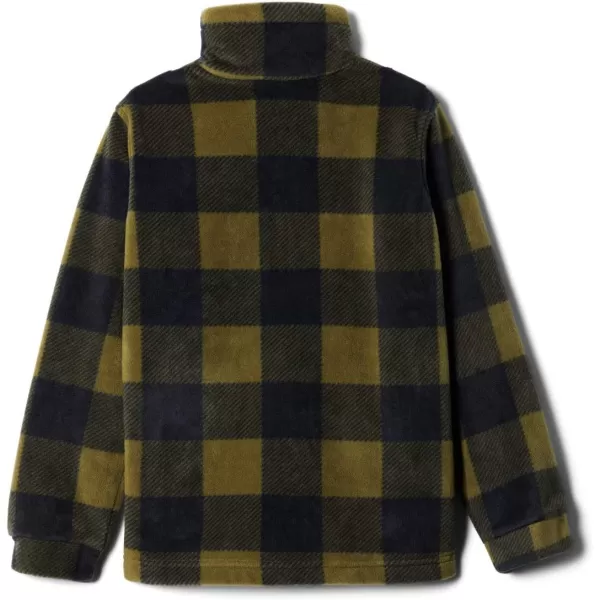 Columbia Boys Zing Iii Fleece JacketBig Boys New Olive Check B Print