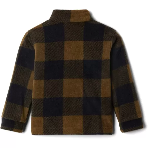 Columbia Boys Zing Iii Fleece JacketBig Boys New Olive Check B Print