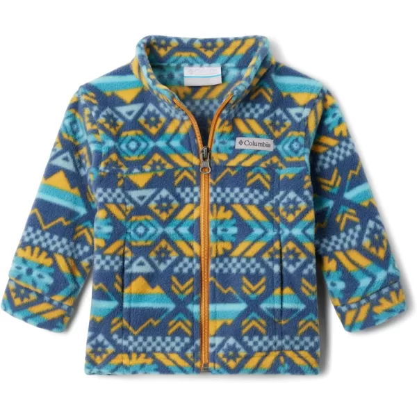 Columbia Boys Zing Iii Fleece JacketDark Mountain Checkered Peaks