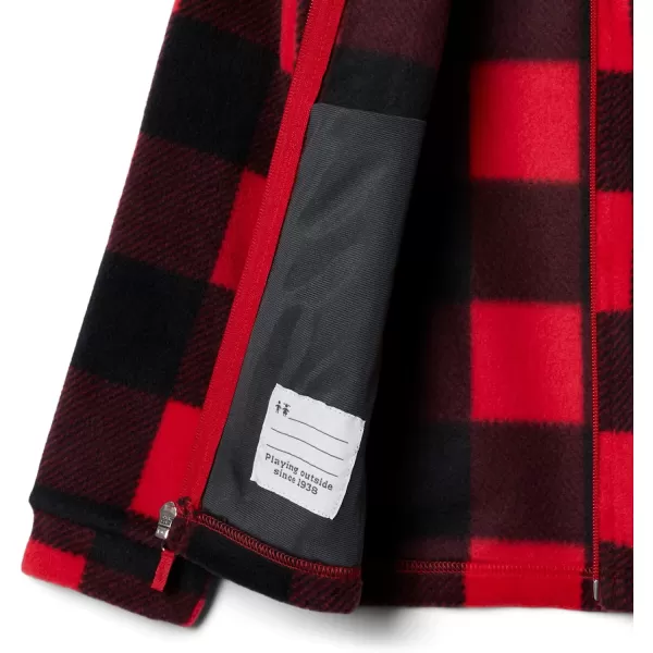 Columbia Boys Zing Iii Fleece JacketLittle Boys Mountain Red Check