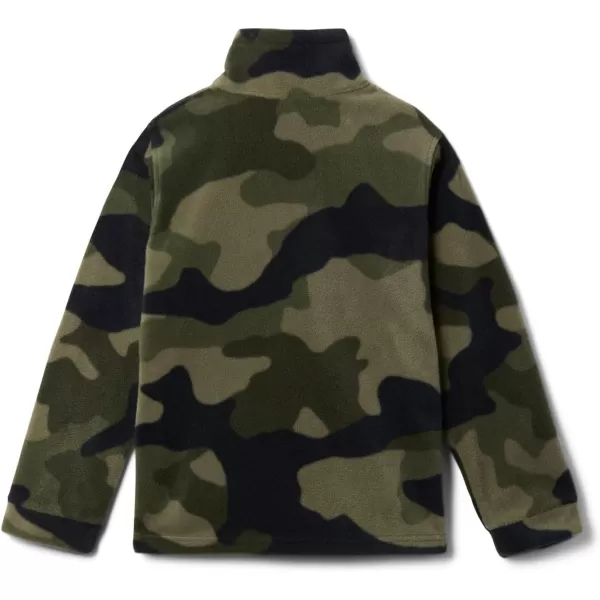 Columbia Boys Zing Iii Fleece JacketLittle Boys Stone Green Mod Camo