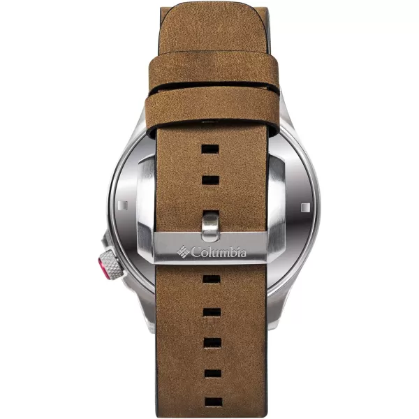 Columbia Canyon Ridge Alabama Crimson Tide Mens Watch with Saddles Color Leather StrapColumbia Canyon Ridge Alabama Crimson Tide Mens Watch with Saddles Color Leather Strap