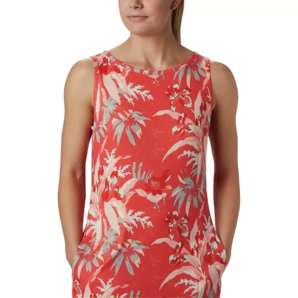 Columbia Chill River Printed DressBright Poppy Magnolia Print