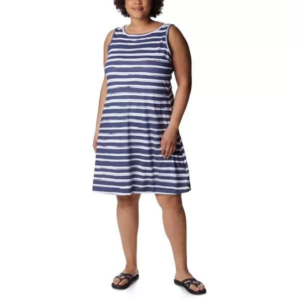 Columbia Chill River Printed DressNocturnal Brush Stripe