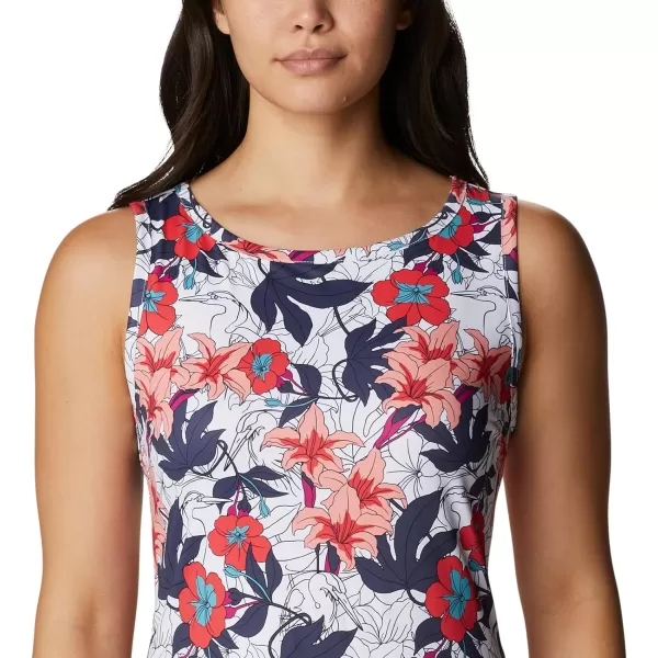 Columbia Chill River Printed DressWhite Lakeshore Floral Multi