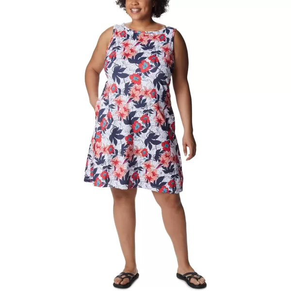 Columbia Chill River Printed DressWhite Lakeshore Floral Multi