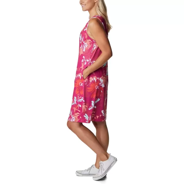 Columbia Chill River Printed DressWild Fuchsia Daisy Party Multi