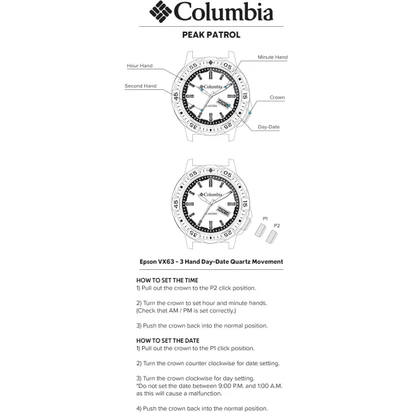 Columbia College Clemson Tigers Peak Patrol WatchOrange