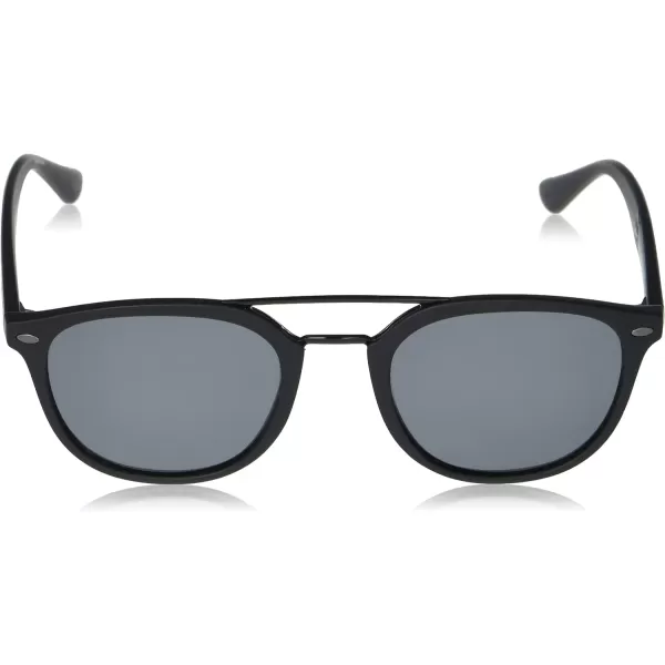 Columbia Firecamp Round SunglassesMatte BlackSmoke Polarized