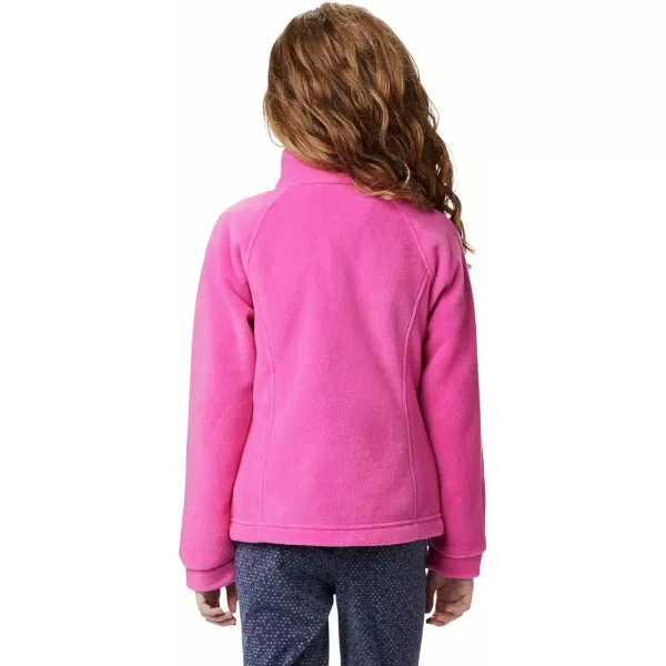 Columbia Girls Benton Springs Fleece JacketPink IcePink