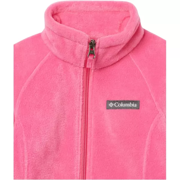 Columbia Girls Benton Springs Fleece JacketPink IcePink