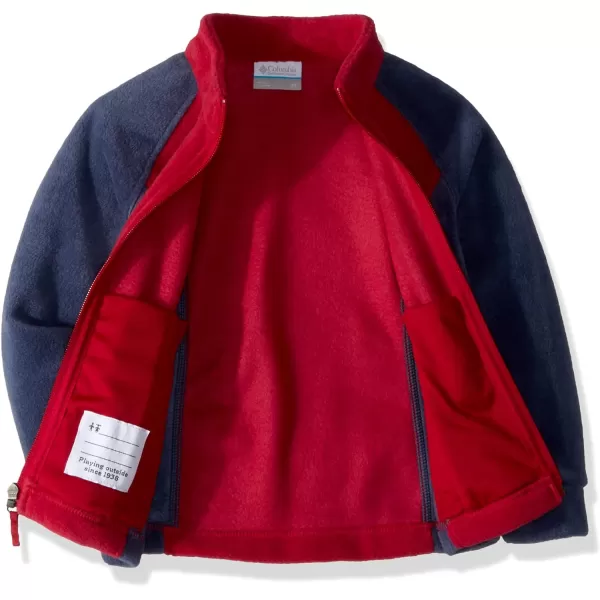 Columbia Girls Benton Springs Fleece JacketPomegranateNocturnal