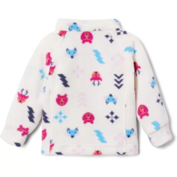 Columbia Girls Benton Springs Ii Printed Fleece JacketBig Girls Chalk Woodlands