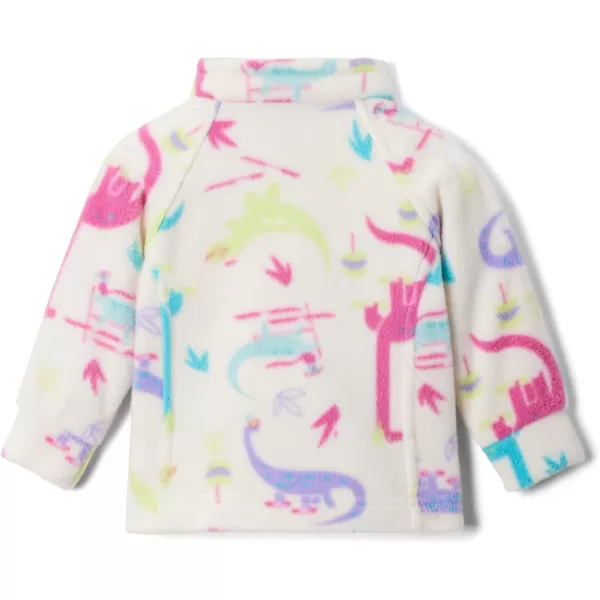 Columbia Girls Benton Springs Ii Printed Fleece JacketLittle Girls Chalk Skisaurus