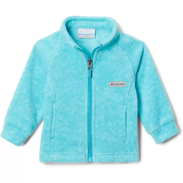 Columbia Girls Benton Springs Ii Printed Fleece JacketLittle Girls Geyser Terrain