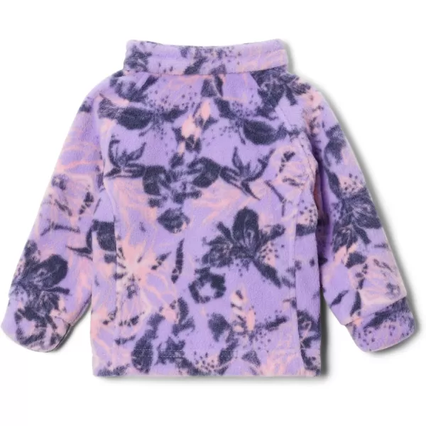 Columbia Girls Benton Springs Ii Printed Fleece JacketLittle Girls Paisley Purple Aurelian