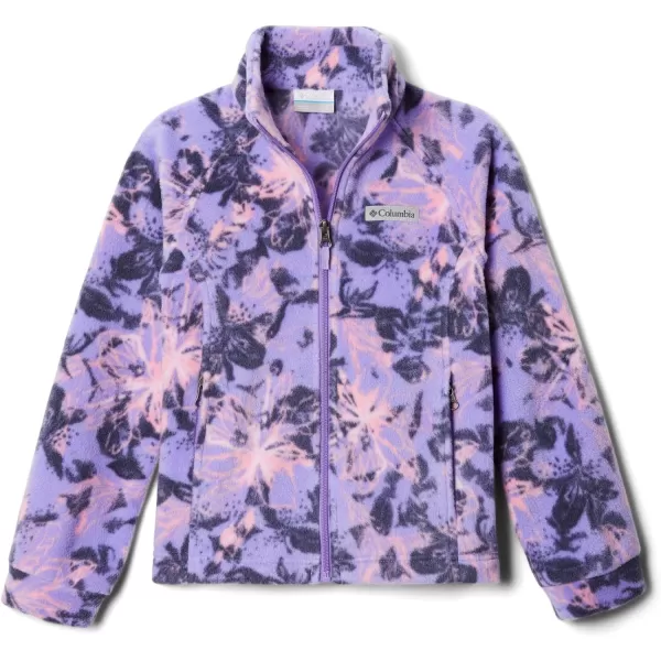 Columbia Girls Benton Springs Ii Printed Fleece JacketLittle Girls Paisley Purple Aurelian