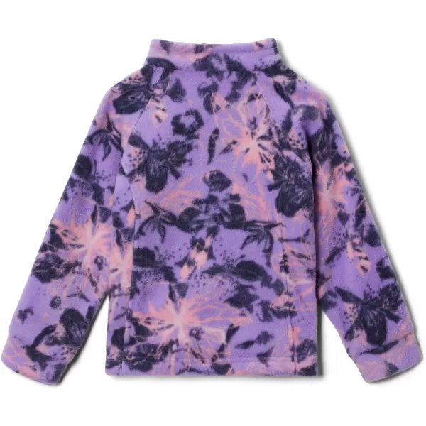 Columbia Girls Benton Springs Ii Printed Fleece JacketLittle Girls Paisley Purple Aurelian