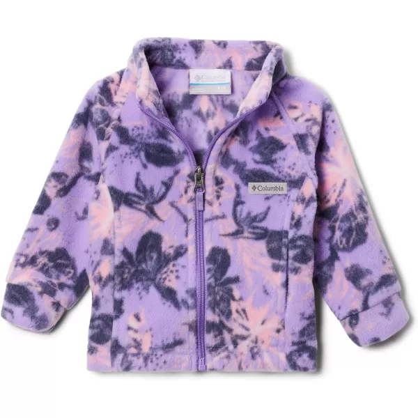 Columbia Girls Benton Springs Ii Printed Fleece JacketLittle Girls Paisley Purple Aurelian