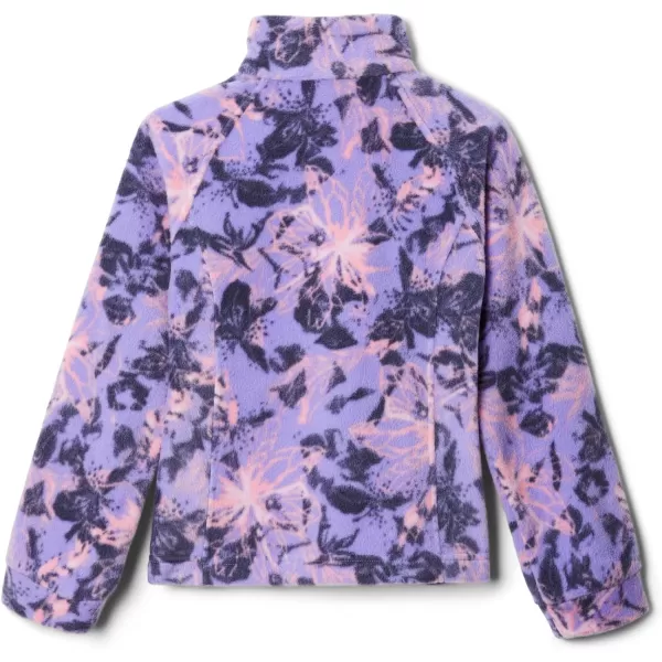 Columbia Girls Benton Springs Ii Printed Fleece JacketLittle Girls Paisley Purple Aurelian