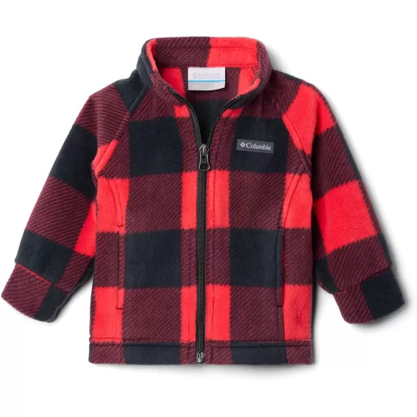 Columbia Girls Benton Springs Ii Printed Fleece JacketToddler Girls Red Lily Check