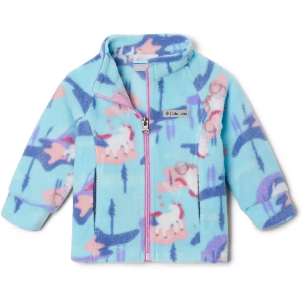 Columbia Girls Benton Springs Ii Printed FleeceAquamarine Uninature