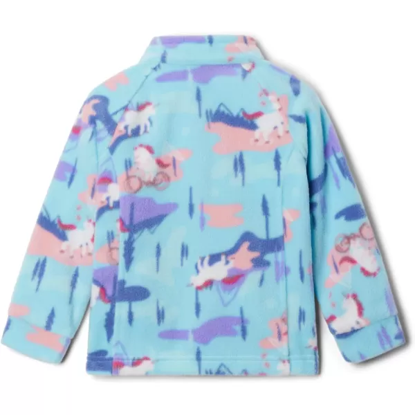 Columbia Girls Benton Springs Ii Printed FleeceAquamarine Uninature