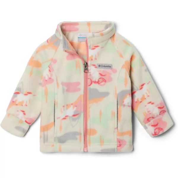 Columbia Girls Benton Springs Ii Printed FleeceDark Stone Uninature