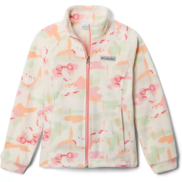 Columbia Girls Benton Springs Ii Printed FleeceDark Stone Uninature