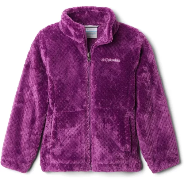 Columbia Girls Bugaboo Ii Fleece Interchange JacketPlum Chevron Print