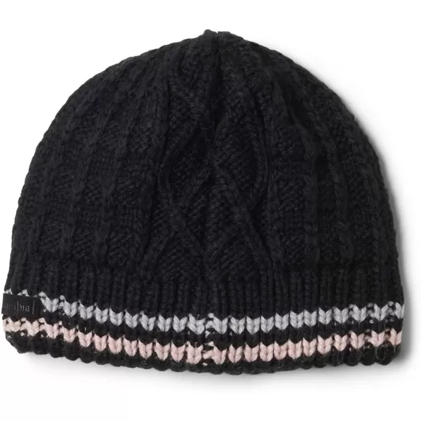 Columbia Girls Cabled Cutie BeanieBlackColumbia GreyMineral Pink