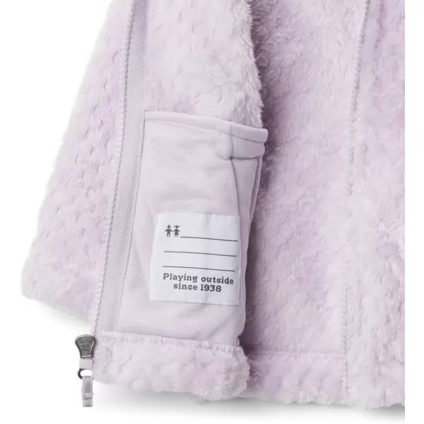 Columbia Girls Fire Side Sherpa Full ZipPale Lilac Spring  Legacy2