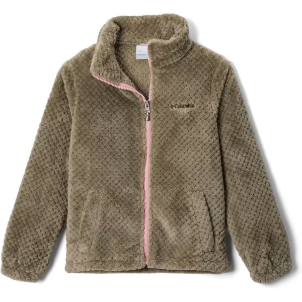 Columbia Girls Fire Side Sherpa Full ZipStone Green