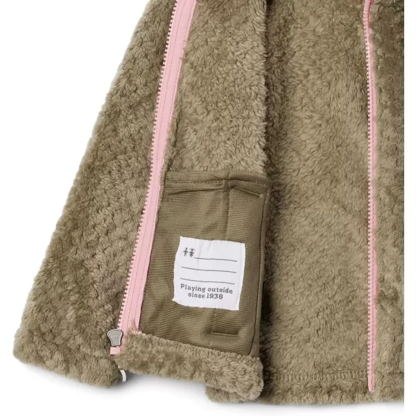 Columbia Girls Fire Side Sherpa Full ZipStone Green